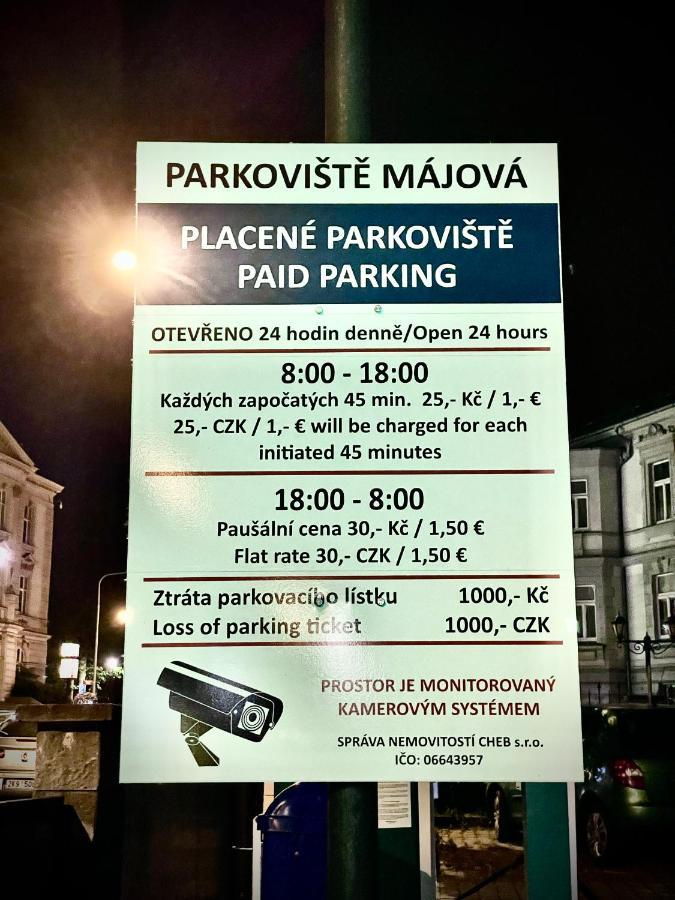 Pension Majovka Cheb Buitenkant foto